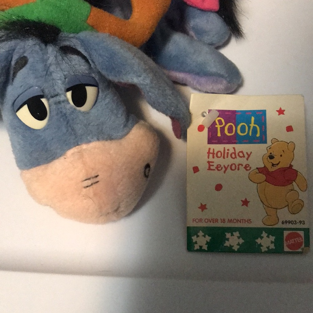 2 Christmas Reindeer Eeyores. - Picture 2 of 3